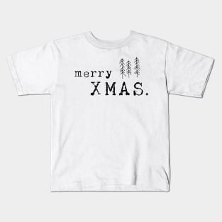 Simple Merry Xmas Kids T-Shirt